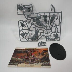 Warhammer Age Of Sigmar Orruk Warclans Killaboss On Great Gnashtoof Miniature